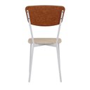 Ver imagem 2 de Cadeira Fixa Estofada Vintage Retrô com 4 Unidades