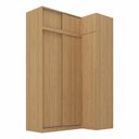 Ver imagem 2 de Guarda-Roupa Planejado de Canto 4 Peças 6 Portas com 4 Portas de Correr Jade CabeCasa MadeiraOriginals Amarelo/Avelã