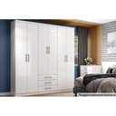 Ver imagem 3 de Guarda Roupa Casal 6 Portas e 3 Gavetas Caju Cinamomo Henn