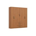 Ver imagem 1 de Guarda Roupa Casal 6 Portas e 3 Gavetas Caju Cinamomo Henn