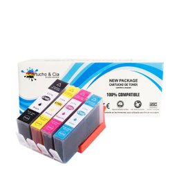 Cartucho de Tinta Compatível com 670xl Cz117ab Preto 21.6 Ml - 2