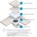 Ver imagem 4 de Ralo Oculto Invisível Quadrado 10x10 Cm Cinza Seca Piso e