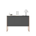Ver imagem 4 de Buffet Aparador Luxo Roma - Preto Cobre Preto Cobre