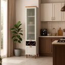 Ver imagem 2 de Armário Cristaleira Genialflex Iluminata Adega 50cm Hortelã