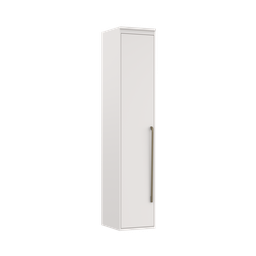 Guarda Roupa Modular 1 Porta com Prateleiras MDF 35 cm Lotus Belmax:Branco - 2