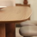 Ver imagem 5 de Conjunto de Jantar Mesa Retangular Lintz com 8 Cadeiras Dakota - Canella C/ Caramelo