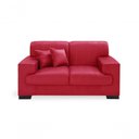 Ver imagem 4 de Sofá Manu Conjunto 2 e 3 Lugares Clássico Fixo Confortável Sala Império Vermelho 373