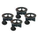 Ver imagem 1 de Rechaud Fogareiro de Pedra Sabão 20 Cm - Kit 04 Unidades