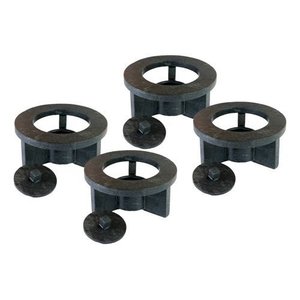 Rechaud Fogareiro de Pedra Sabão 20 Cm - Kit 04 Unidades