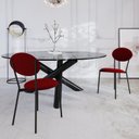 Ver imagem 3 de Cadeira Fixa Estofada Vintage Elipse com 2 Unidades