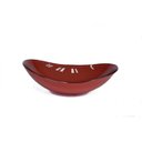 Ver imagem 2 de Cuba de Vidro Oval 47cm Vermelho Cereja