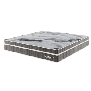 Colchão Mola Ensacada King Size 33x193x203cm Lunar Cinza - Casa Giulia