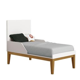 Berço Americano e Cômoda Gaveteiro New Classic Branco com Pés Madeira e Colchão Gazin – Reller - 3
