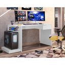 Ver imagem 5 de Mesa Escrivaninha Gamer 3003024 Branco MBL