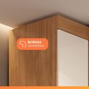 Ver imagem 2 de Guarda Roupa de Canto Modulado Madrid 2 Portas de Bater sem Gavetas MDP Madeirado-Off White Maxel
