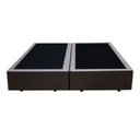 Ver imagem 3 de Cama Box Bipartido Queen Sintetico Premium Santo Box Bipartido 40x158x198:marrom