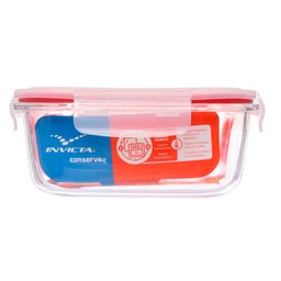 Pote de Vidro Hermético 1,1L Quadrado Invicta - 3