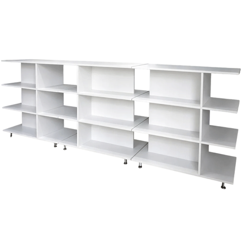 Gôndola Central 3metros Mdf 4 Prateleiras