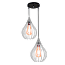 Ver imagem 2 de Luminária Teto Lustre Pendente Balcão Cozinha Sala Duplo:Branco