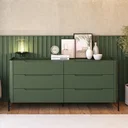 Ver imagem 2 de Cômoda com 6 Gavetas em Mdf – 178x81,5x48 Cm – Acabamento premium