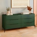 Ver imagem 1 de Cômoda com 6 Gavetas em Mdf – 178x81,5x48 Cm – Acabamento premium