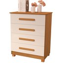 Ver imagem 2 de Cômoda Design Moderna 4 Gavetas Mdf Sofisticação Organização