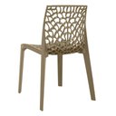 Ver imagem 5 de Kit 2 Cadeiras de Jantar Gruvyer Design em Polipropileno - Nude