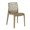 Ver imagem 2 de Kit 2 Cadeiras de Jantar Gruvyer Design em Polipropileno - Nude