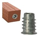 Ver imagem 3 de 100 Buchas Americanas para Madeira 5/16 X 18mm Metal Zamak