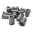 Ver imagem 1 de 100 Buchas Americanas para Madeira 5/16 X 18mm Metal Zamak