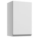 Ver imagem 1 de Armário Aéreo Madesa Glamy 40 cm 1 Porta Branco Cor:Branco