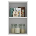 Ver imagem 3 de Armário Aéreo Madesa Glamy 40 cm 1 Porta Branco Cor:Branco
