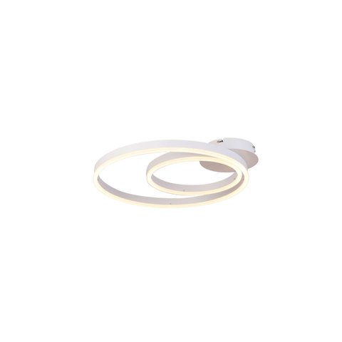 Plafon Moderno Redondo Branco 50cm Led 36w 3000k Bivolt 14566-pl