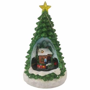 Vila Natalina Arvore de Natal Toca Musicas Luxo Movimento Bivolt