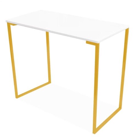 Escrivaninha Escritório Industrial Dourado