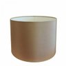 Cúpula Abajur Tecido Cilíndrica Cp-7021 Ø45x25cm Palha - 2