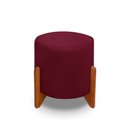 Ver imagem 2 de Banqueta Puff Thor Luxo Madeira Maciça:bordo