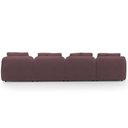 Ver mais imagens de Sofá 5 Lugares com Chaise Direito Sala Living 328cm Arlo F04 Veludo Lilás - Lyam Decor