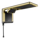 Ver imagem 1 de Ducha Lorenzetti Acqua Duo Ultra Eletrônico 220v 6800w Preto e Dourado Fosco