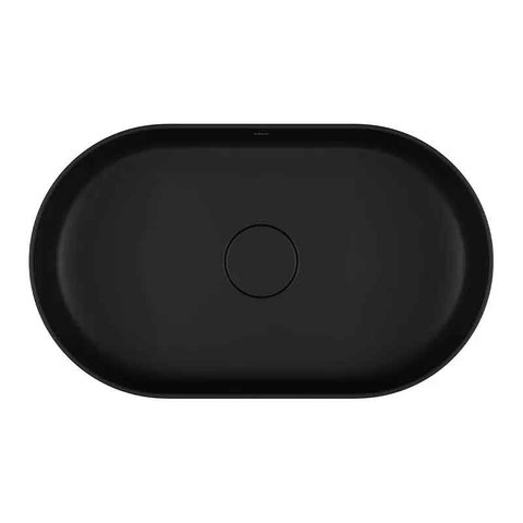 Cuba de Apoio Oval Facetada L.1093.94 Ebano Fosco - Deca Louças Deca Loucas