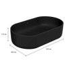 Cuba de Apoio Oval Facetada L.1093.94 Ebano Fosco - Deca Louças Deca Loucas - 2