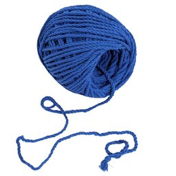 Cordão de Algodão Torcido São Francisco Azul Royal 120 M - 2