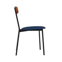 Ver imagem 6 de Cadeira Fixa Estofada Vintage Emília com 4 Unidades