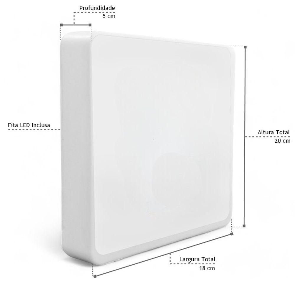 Luminária Box Slim Fé Usb - 3