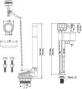 Ver imagem 3 de Kit Completo Universal para Caixa Acoplada Convencional Guepar