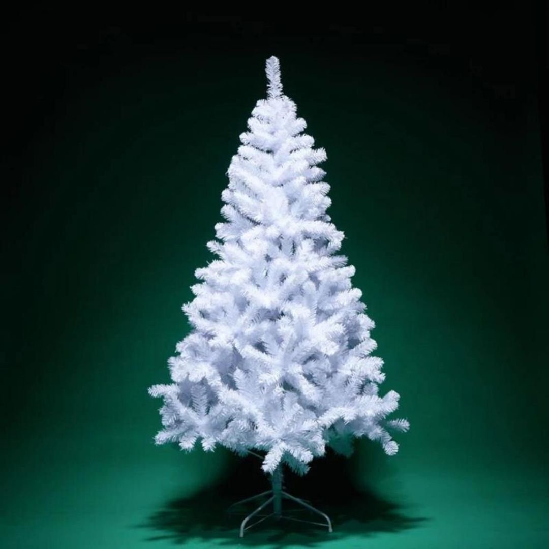 Árvore de Natal Pinheiro Suíço Branco Luxo Premium 900 Galhos 2,10m - Master Christmas - 8