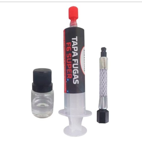 Tapa Fugas F6 Super com Seringa e Mangueira 8ml