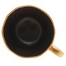 Xicara de Cafe de Porcelana Preto e Dourado Dubai 90ml Wolff - 3