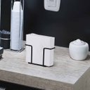 Ver imagem 6 de Porta Guardanapos De Mesa Aço Preto Fosco