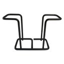 Ver imagem 5 de Porta Guardanapos De Mesa Aço Preto Fosco